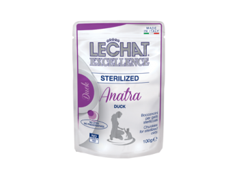 Monge lechat excellence buste sterilised anatra da gr 100